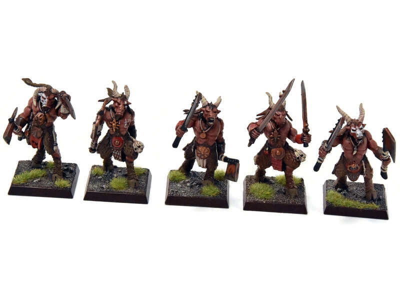 Games Workshop BEASTMEN 10 Gors #3 PRO-PAINTED Fantasy