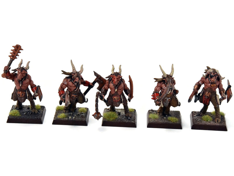Games Workshop BEASTMEN 10 Gors #3 PRO-PAINTED Fantasy