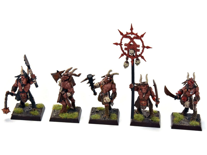 Games Workshop BEASTMEN 10 Gors #9 PRO-PAINTED Fantasy