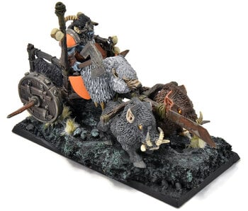 BEASTMEN Tuskgor Chariot #2 WELL PAINTED Fantasy