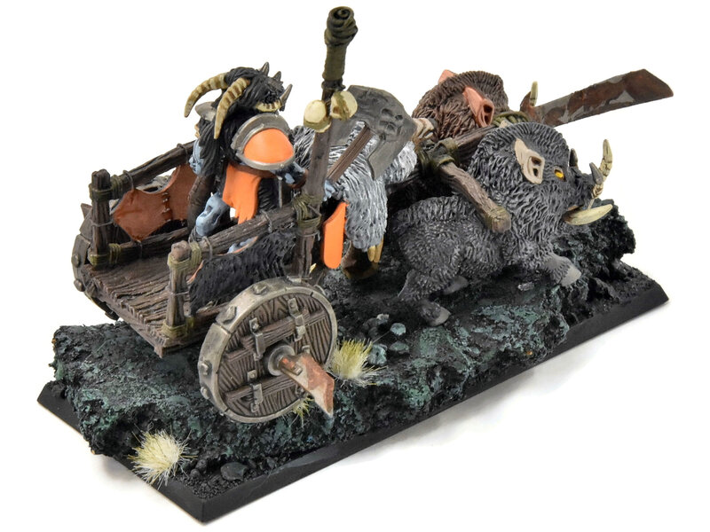 Games Workshop BEASTMEN Tuskgor Chariot #2 WELL PAINTED Fantasy