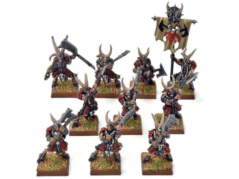Games Workshop BEASTMEN 10 Bestigors #5 PRO-PAINTED Fantasy