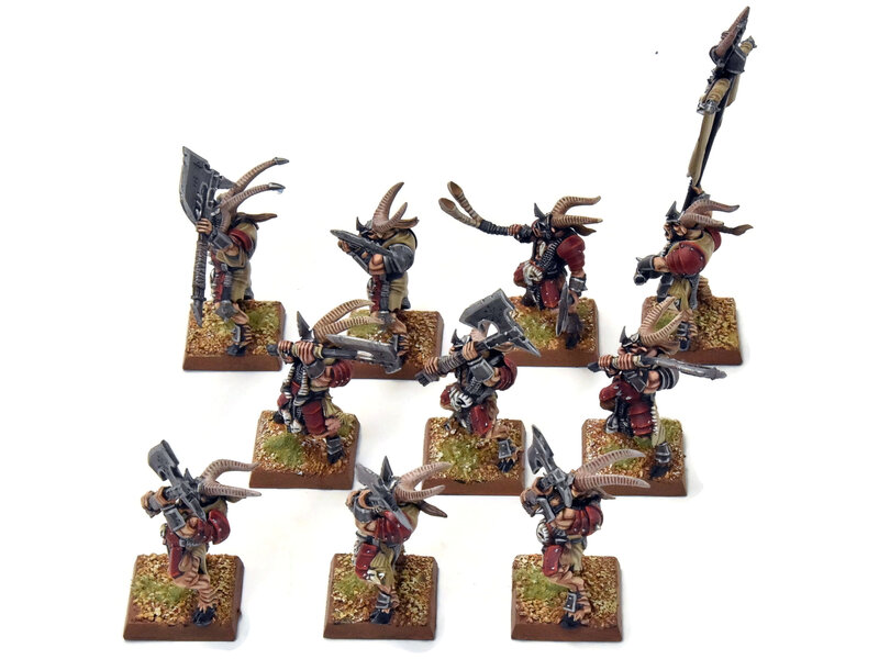 Games Workshop BEASTMEN 10 Bestigors #5 PRO-PAINTED Fantasy