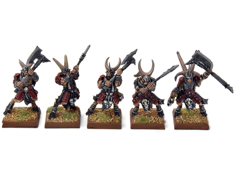 Games Workshop BEASTMEN 10 Bestigors #5 PRO-PAINTED Fantasy