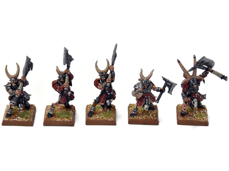 Games Workshop BEASTMEN 10 Bestigors #4 PRO-PAINTED Fantasy