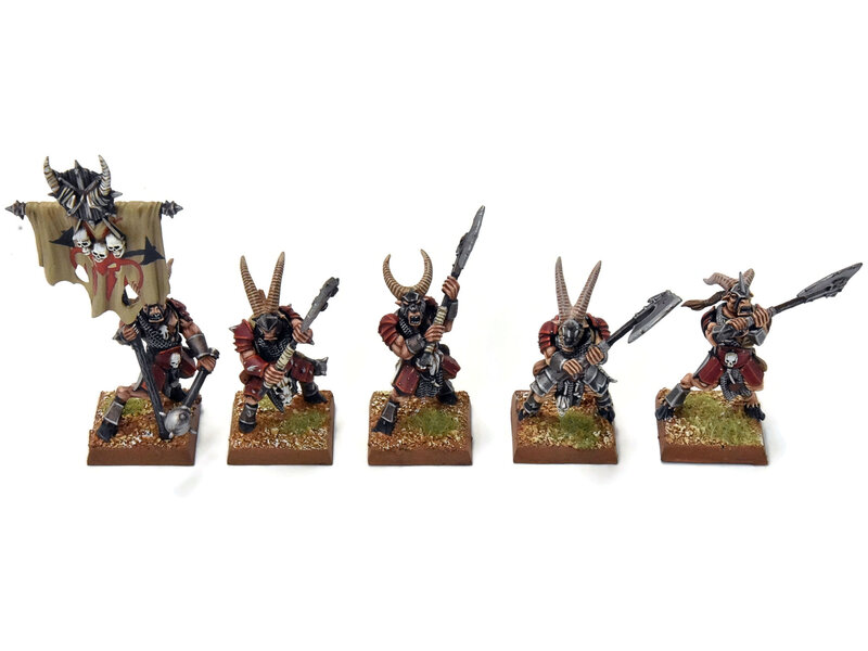 Games Workshop BEASTMEN 10 Bestigors #4 PRO-PAINTED Fantasy
