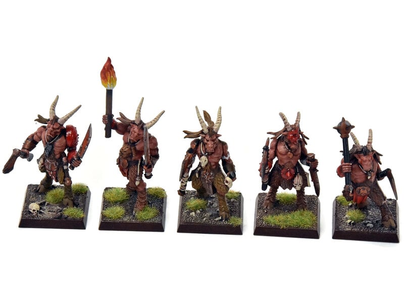 Games Workshop BEASTMEN 10 Gors #4 PRO-PAINTED Fantasy