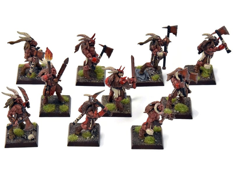 Games Workshop BEASTMEN 10 Gors #4 PRO-PAINTED Fantasy