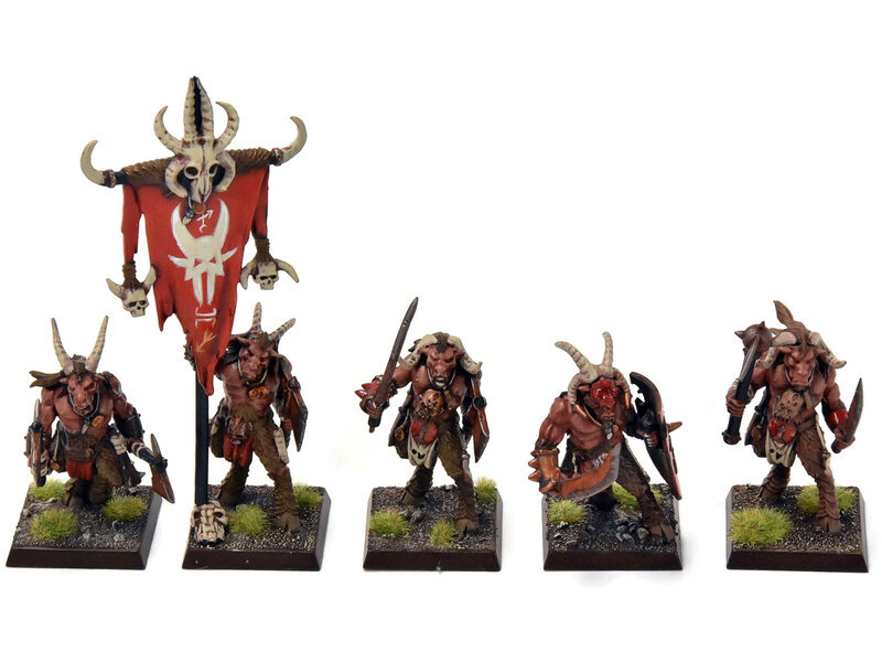 Games Workshop BEASTMEN 10 Gors #5 PRO-PAINTED Fantasy