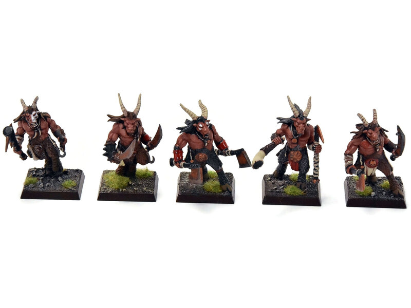 Games Workshop BEASTMEN 10 Gors #5 PRO-PAINTED Fantasy