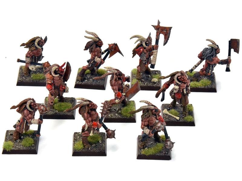 Games Workshop BEASTMEN 10 Gors #6 PRO-PAINTED Fantasy
