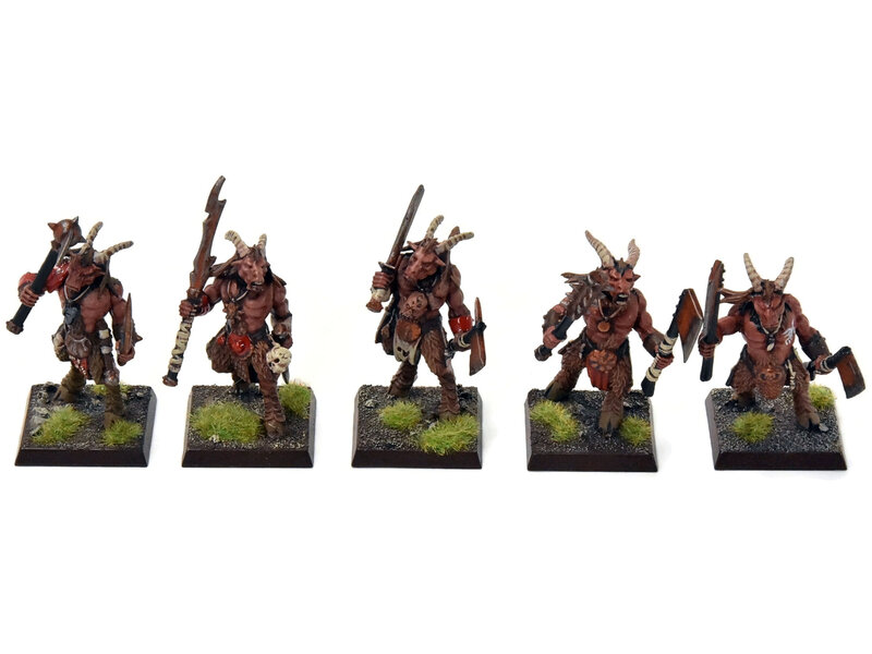 Games Workshop BEASTMEN 10 Gors #8 PRO-PAINTED Fantasy
