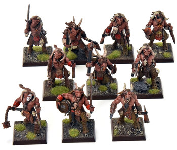 BEASTMEN 10 Gors #2 PRO-PAINTED Fantasy