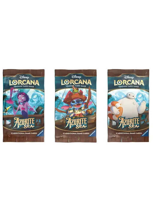 Disney Lorcana Azurite Sea Booster Pack