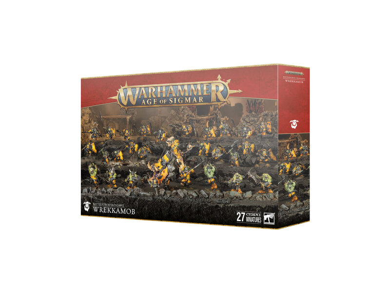 Games Workshop Ironjawz Wrekkamob Battleforce
