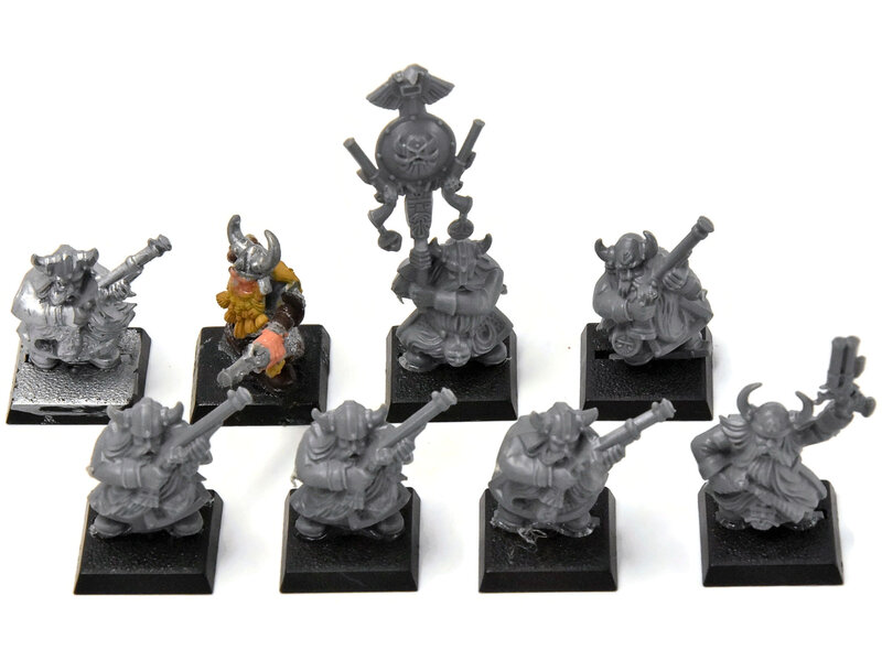 Games Workshop DWARFS 8 Gunners #1 Fantasy Thunderers