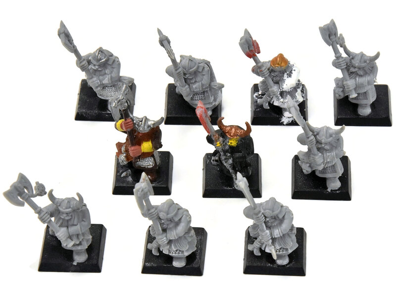 Games Workshop DWARFS 10 dwarf warriors #1 Fantasy