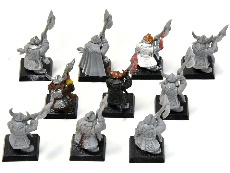 Games Workshop DWARFS 10 dwarf warriors #1 Fantasy