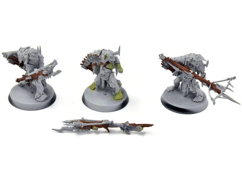 Games Workshop ORRUK WARCLANS 3 Man Skewer Boltboyz #12 Sigmar