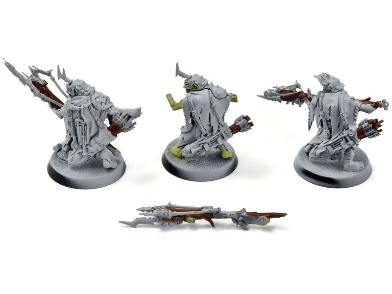 Games Workshop ORRUK WARCLANS 3 Man Skewer Boltboyz #12 Sigmar