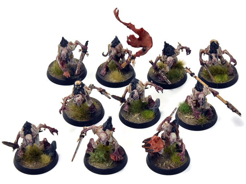 Games Workshop FLESH-EATER COURTS 10 Morbheg Guards #2 PRO PAINTED Cryptguard