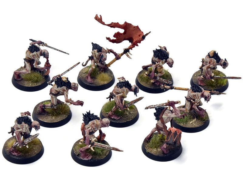Games Workshop FLESH-EATER COURTS 10 Morbheg Guards #2 PRO PAINTED Cryptguard