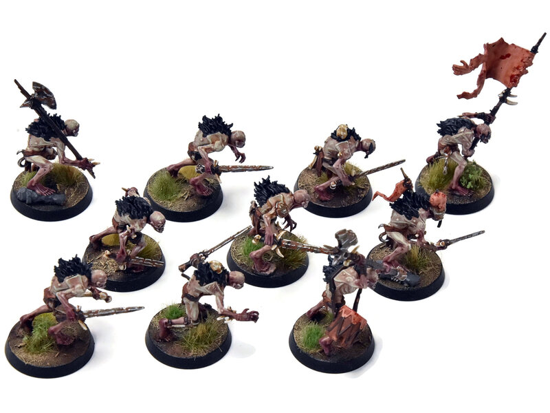 Games Workshop FLESH-EATER COURTS 10 Morbheg Guards #1 PRO PAINTED Cryptguard