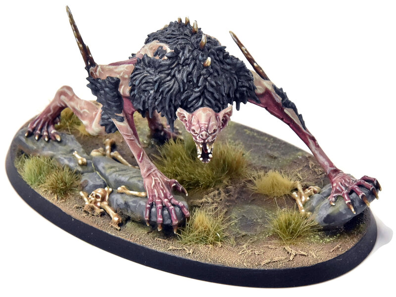Games Workshop FLESH-EATER COURTS Varghulf Courtier #1 PRO PAINTED