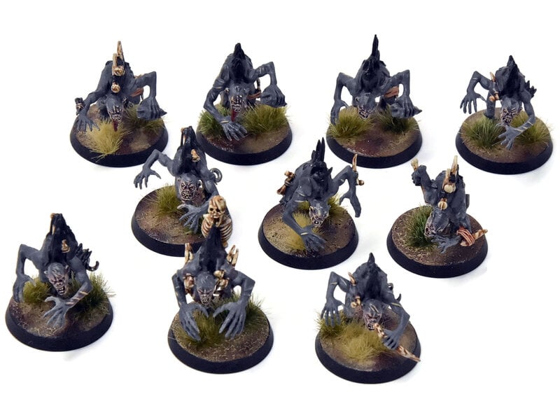 Games Workshop FLESH-EATER COURTS 10 Crypt Ghouls #1 PRO PAINTED