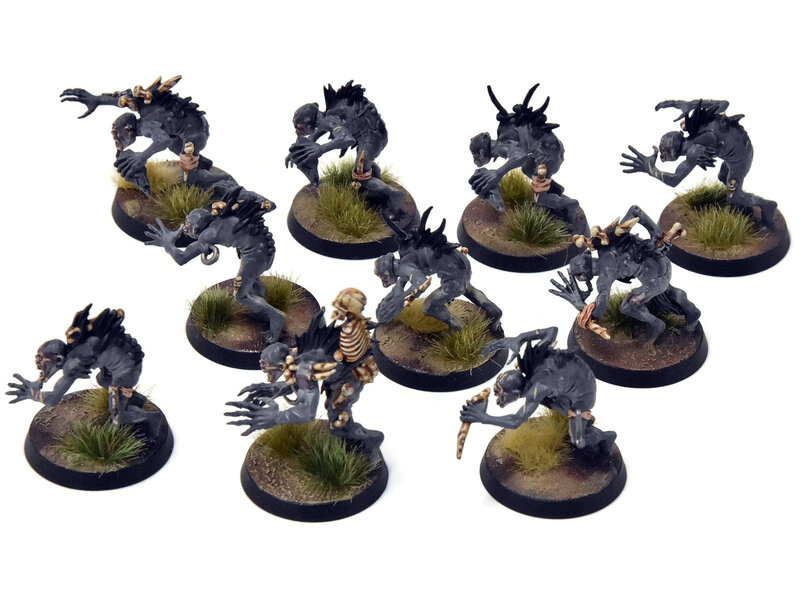 Games Workshop FLESH-EATER COURTS 10 Crypt Ghouls #1 PRO PAINTED