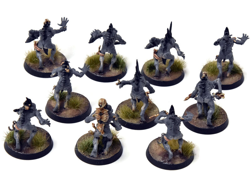 Games Workshop FLESH-EATER COURTS 10 Crypt Ghouls #1 PRO PAINTED