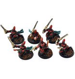 Games Workshop AELDARI 6 Striking Scorpions #1 PRO PAINTED Converted METAL