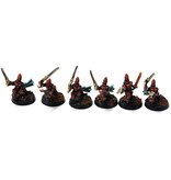 Games Workshop AELDARI 6 Striking Scorpions #1 PRO PAINTED Converted METAL