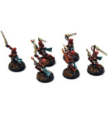Games Workshop AELDARI 6 Striking Scorpions #1 PRO PAINTED Converted METAL