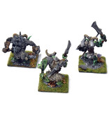 Games Workshop BEASTMEN 3 Chaos Trolls #2 WELL PAINTED Metal