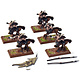 BEASTMEN 5 Centigor Herds #2 PRO PAINTED Metal reassembly missing some horns