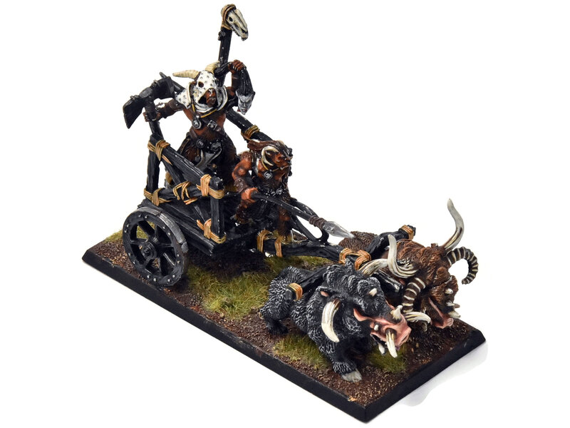 Games Workshop BEASTMEN Tuskgor Chariot #7 PRO PAINTED METAL Warhammer Fantasy