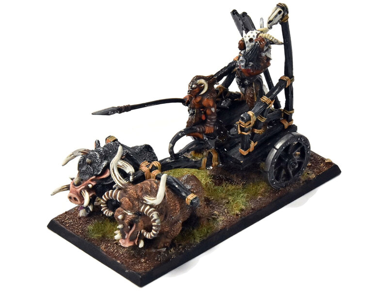 Games Workshop BEASTMEN Tuskgor Chariot #7 PRO PAINTED METAL Warhammer Fantasy