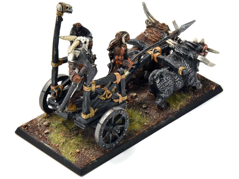 Games Workshop BEASTMEN Tuskgor Chariot #7 PRO PAINTED METAL Warhammer Fantasy