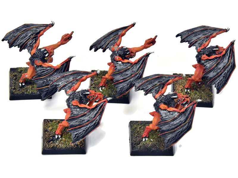 Games Workshop CHAOS 5 Chaos Furies #1 PRO PAINTED Metal Warhammer Fantasy