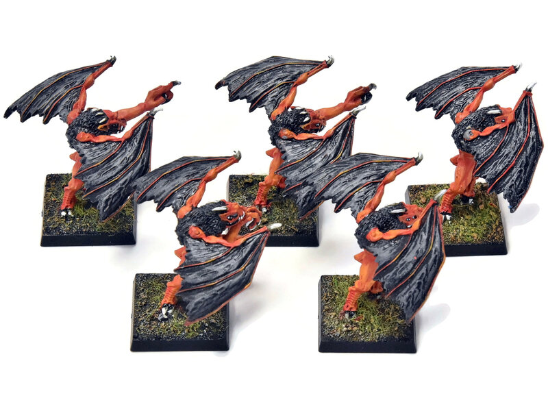 Games Workshop CHAOS 5 Chaos Furies #3 PRO PAINTED Metal Warhammer Fantasy