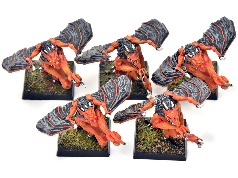 Games Workshop CHAOS 5 Chaos Furies #2 PRO PAINTED Metal Warhammer Fantasy