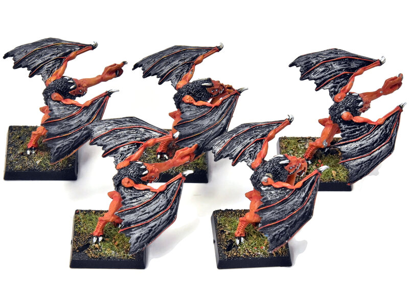 Games Workshop CHAOS 5 Chaos Furies #2 PRO PAINTED Metal Warhammer Fantasy