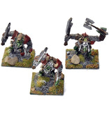 Games Workshop BEASTMEN 3 Chaos Trolls #1 WELL PAINTED METAL Warhammer Fantasy