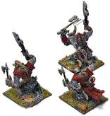 Games Workshop BEASTMEN 3 Chaos Trolls #1 WELL PAINTED METAL Warhammer Fantasy