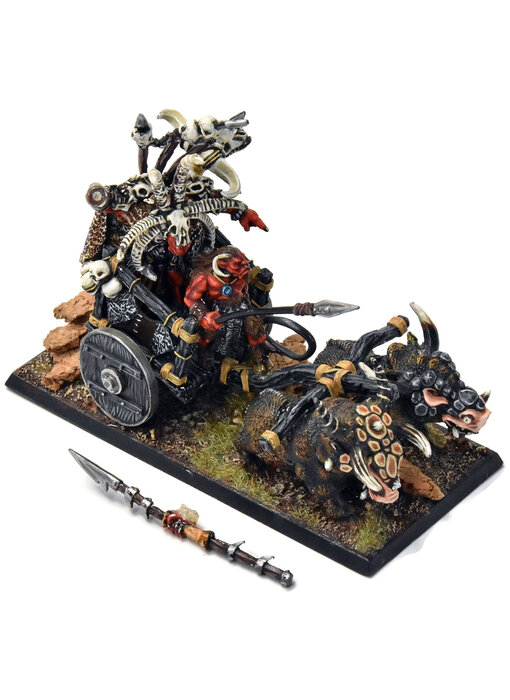 BEASTMEN Gorthor Chariot #1 PRO PAINTED Metal