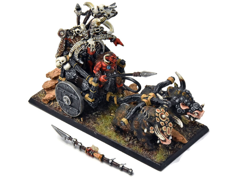 Games Workshop BEASTMEN Gorthor Chariot #1 PRO PAINTED Metal