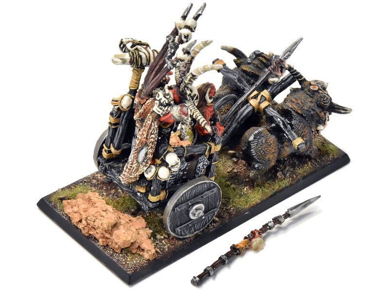 Games Workshop BEASTMEN Gorthor Chariot #1 PRO PAINTED Metal