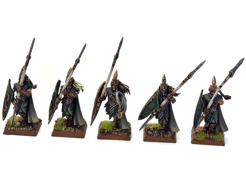 Games Workshop WOOD ELVES 10 Eternal Guards #1 PRO PAINTED Warhammer Fantasy