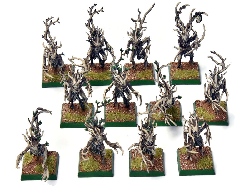 Games Workshop WOOD ELVES 12 Dryads #1 PRO PAINTED Warhammer Fantasy